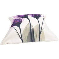45x modernog mastila za slikanje cvijeta Fla bacanje jastuk jastučni otvor za jastuk za struk ljubičasta
