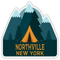 Northville New York Suvenir Vinil naljepnica za naljepnicu Kamp TENT dizajn