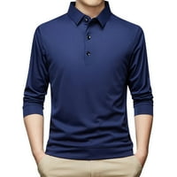 Muška košulja Muška majica dugih rukava Regularna fit casual Business Golfs Majice za muškarce Proljetne