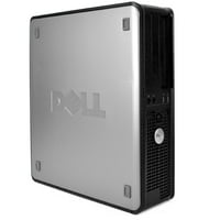 Obnovljena Dell Optiple Desktop Computer 2. GHz Core Duo Tower PC, 6GB, 250 GB HDD, Windows Home X64,