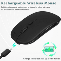 2.4GHz i Bluetooth punjiv miš za vivo pro Bluetooth bežični miš dizajniran za laptop MAC iPad Pro Computer