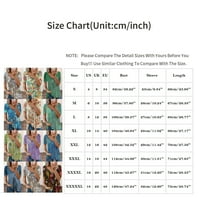 Vrhovi za žene Ljetne casual vrhove V-izrez patent zatvarača Ispis majica s kratkim rukavima