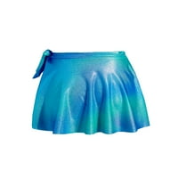 Ženska suknja na dlaku elastična struka svjetlucava za vezanje Flowy mini suknja Streetweark suknja