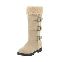 Zimske čizme za žene visoke cipele sa visokim gležnjem Leopard cipele haljina cipele snijeg čizme dječaci