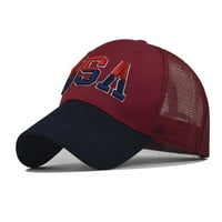 MAFYTYTPR Ljetni sunčevi šeširi za žene, američki dan neovisnosti oprali bejzbol kapa na otvorenom mekana