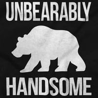 Nemogućni zgodan smiješni medvjed pull omladinsko majica Tee Boys novorođenčad Brisco brendovi 18m