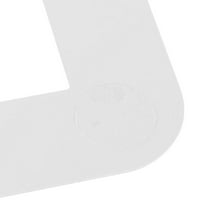 Akrilni neljepljivi tipa kopča protiv prljave utičnice Zidne naljepnice zaštitni poklopac ukras poklopac dekor tamno siva 8,6x
