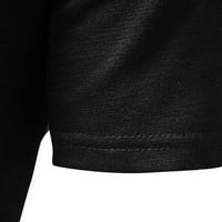 Penkaiy Men Casual Solid-Fit s kratkim rukavima za kratki rukav The The Tops bluza Bluza za žene Kratki