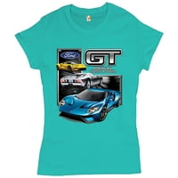 Tee Hunt Ford GT American Konj Power Majica Sportska trkačka automobila Licencirana ženska majica Tee,