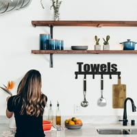 Goutoporti za kupatilo za ručnik za ručnik zid zidni nosač ručnika Metalne kuke i vodootporni-otporni