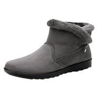 Harsuny Women Cenle COAT klizanje na zimskim cipelama patentne patentne čizme hodaju udobne lagane tople