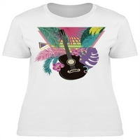 Tropski trokut sa gitarom majicama žena -image by shutterstock, ženski medij