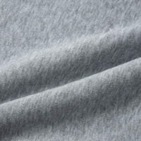 Wavsuf ženske dukseve pulover čišćenja pada tiskani sivi vrhovi veličine l