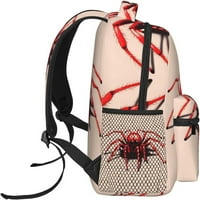 Slatke male crvene paukove velike lagane školske torbe srednjoškolske školske školske torbe za dječake