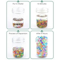 Taicanon Water Beads 50, perle Rainbow Mi Jelly Vodostaje kuglice za djecu Taktilne senzorne igračke,