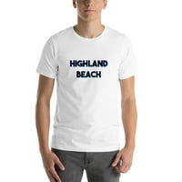 Tri Color Highland plaža kratka rukava pamučna majica majica po nedefiniranim poklonima