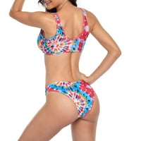 Bikini kupaći kostimi za žene dame ženske seksi kupaće kupaće cvjetni print uzorak tiskani bikini kupaći