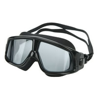 Naočale za ronjenje, UV zaštita učvršćen vodootpornim sprječavaju naočare za plivanje za odrasle crne