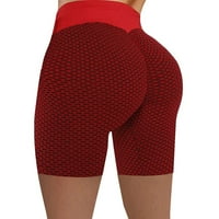 Joga hlače Ležerne prilike pune boje elastične midrinske hlače za žene moda Slim Fit Workout Trendy