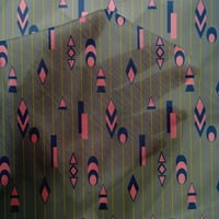 Onoone pamučne svilene tkanine pruge i geometrijski oblici Geometrijski print Šivaći tkaninu BTY Wide