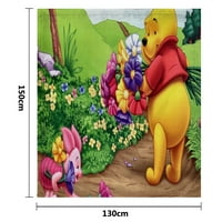 Winnie The Pooh crtani bacajte pokrivač ultra mekani ugodno mikrovlakani flis bacajte lagani mikrofiber
