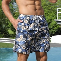 B91XZ kratke hlače za muškarce muške casual hlače Ispiši trend omladinske ljetne muške dukseve fitness