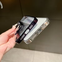Mantto za iPhone Pro Clear futrola sa zaštitom leća za sočivu sa punim fotoaparatom, sakriveni sklopivi