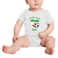 Budući fudbalski igrač Iran Soccer Fan Slatka Baby Rompers Baby Odeća
