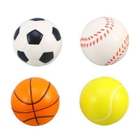 Hemoton Mini PU kuglice stisnite košare za bejzbol stres kuglice stres reljefne igračke za opuštanje