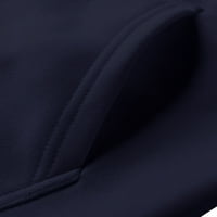 Binpure Muškarci Spring Sportska odjeća kaputi sa kapuljačom od čvrstog boja + labavi za crtanje