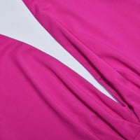 Ženski banket za bankete Helpking Crt dugačke hlače kombinezone ružičaste m