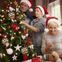 Božićno stablo Porodično drvo Privjesak DIY Privjesak Božićni disc Član je voljeni privjesak Oznaka