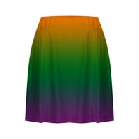 Hesxuno ženske ljetne suknje za tenis Athletic Stretchy kratke joge lažne dvije hlače hlače