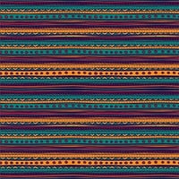 Tribal Duvet Cover Set, prugasti uzorak sa bogatim meksičkim folklornim otiskom, ukrasnom posteljinom