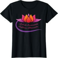 Lokah Samastah Sukhino Bhavantu Meditacija Lotus majica