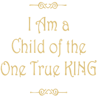 Ja sam dijete od jednog istinskog kralja vinilne naljepnice za naljepnicu - velika - bež
