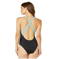 Roxy Fitness Print Fashion Jednodijelno kupaći kostim True Black Stripes