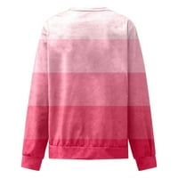 Kali_store majice s dugim rukavima za žene Ženska modna čipka u kapuljača za izređače dukseri duksevi duks ružičasti, xxl