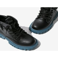 Gomelly Girls Boys Comfort borbeni čizme tople okrugle cipele sa gležnjače vanjske pješačke ležerne