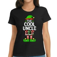 Cool stric elf majica smiješna božićna porodična majica majica