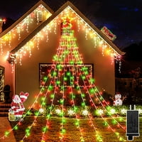 Vanjski božićni ukrasi LED zvijezde lampice Jednostavna instalacija i vodootporna božićna svjetla Načini