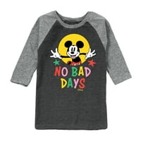 Disney - Mickey Mouse - Nema loših dana - Mladi Raglan grafička majica