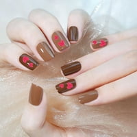 Keusn Valentinovo naljepnica za nokte Love Shining ružičasti naljepnica za nokte Zlatno srebrno kolor