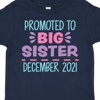 Inktastic promoviran u veliku sestru decembar poklon malih majica Toddler Girl