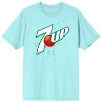 7UP mjehurići logo Ženski Celadon majica-srednja