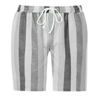 Luksuzne ležerne hlače za žene za žene Bermuda kratke hlače Ljetna dužina koljena kratke hlače siva