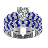 CAMARAS DE SEGURIDAD PARA CASA Luksuzni sjajni nakit puni dijamantni prstenovi za vjenčane moderne prstenje
