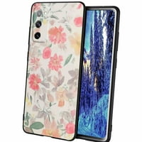 Floral-telefonska futrola za Samsung Galaxy S FE za žene Muškarci Pokloni, Mekani silikonski stil Poklopni