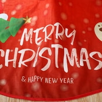 Klasični božićni print blagovaonica kapa super mekani pamučni ekološki santa santa za božićne stolice