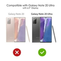 Distincinknk Clear Shockofofofoff Hybrid futrola za Galaxy Note Ultra - TPU BUMPER Akrilni zaštitni